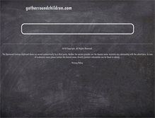 Tablet Screenshot of gatherroundchildren.com